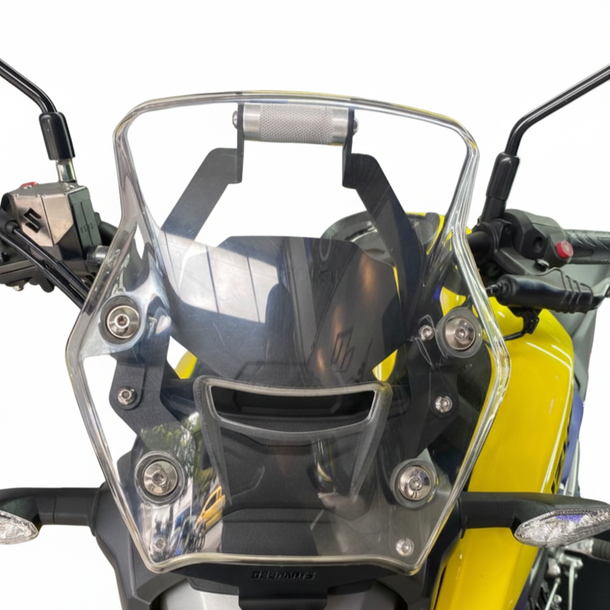 SOPORTE GPS SUZUKI VSTROM 160 + ELEVADOR DE CUPULA