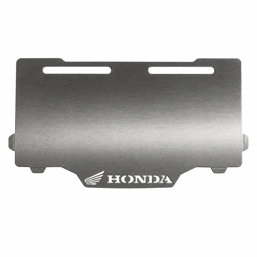 [FHO10010667] PROTECTOR DE PLACA HONDA LOGO ABAJO