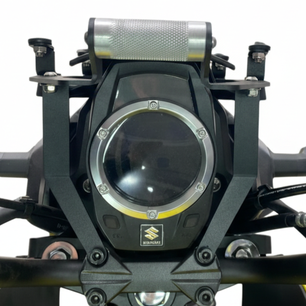 SOPORTE GPS SUZUKI VSTROM 160 + ELEVADOR DE CUPULA