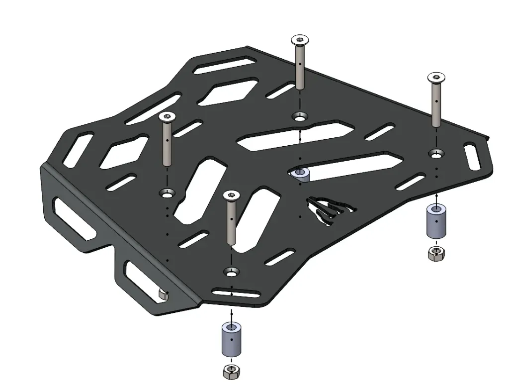RACK PARRILLA HONDA TRANSALP 750
