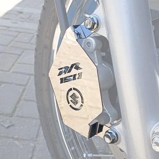 [PSU0525993] PROTECTOR CALIPER SUZUKI DR 150 (Plateado)